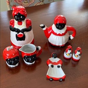 Black Americana Kitchen Antique Set